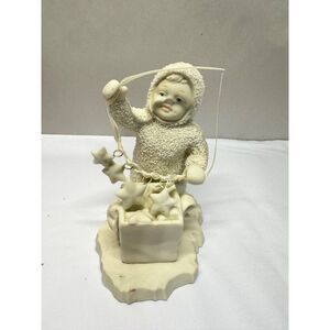 Department 56 Snowbabies 'Stringing Fallen Stars' Model #68616 Pre-owned